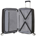 American Tourister Soundbox - 4 - Rollen - Trolley 67 cm erw. (schwarz) - Markenkoffer