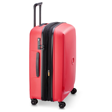 Delsey Paris Belmont Plus - 4 - Rollen - Trolley recycelt 71 cm erw. (orange) - Markenkoffer