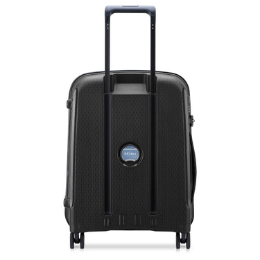 Delsey Paris Belmont Plus Slim Line - 4 - Rollen - Kabinentrolley recycelt 55 cm (schwarz) - Markenkoffer