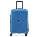 Delsey Paris Belmont Plus Slim Line - 4 - Rollen - Kabinentrolley recycelt 55 cm (zink blau) - Markenkoffer