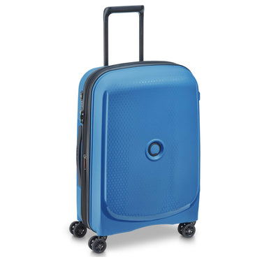 Delsey Paris Belmont Plus Slim Line - 4 - Rollen - Kabinentrolley recycelt 55 cm (zink blau) - Markenkoffer