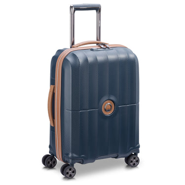 Delsey Paris Carrousel - 4 - Rollen - Kabinentrolley Slim line 55 cm (marineblau) - Markenkoffer