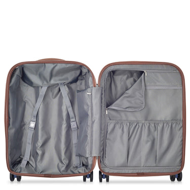 Delsey Paris Carrousel - 4 - Rollen - Kabinentrolley Slim line 55 cm (meerblau) - Markenkoffer