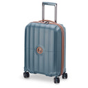 Delsey Paris Carrousel - 4 - Rollen - Kabinentrolley Slim line 55 cm (meerblau) - Markenkoffer