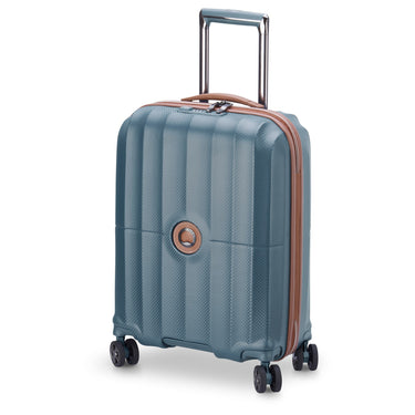 Delsey Paris Carrousel - 4 - Rollen - Kabinentrolley Slim line 55 cm (meerblau) - Markenkoffer