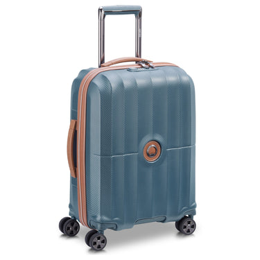 Delsey Paris Carrousel - 4 - Rollen - Kabinentrolley Slim line 55 cm (meerblau) - Markenkoffer