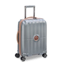 Delsey Paris Carrousel - 4 - Rollen - Kabinentrolley Slim line 55 cm (Platin) - Markenkoffer