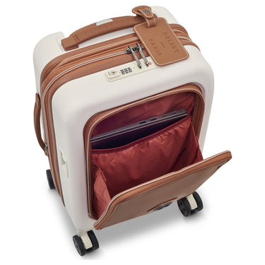 Delsey Paris Chatelet Air 2.0 - 4 - Rollen - Kabinentrolley 55 cm erw. 14" USB (angora) - Markenkoffer
