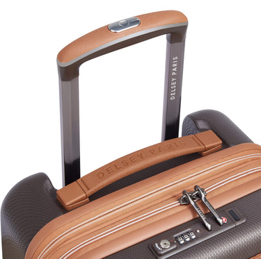 Delsey Paris Chatelet Air 2.0 - 4 - Rollen - Kabinentrolley 55 cm erw. 14" USB (braun) - Markenkoffer