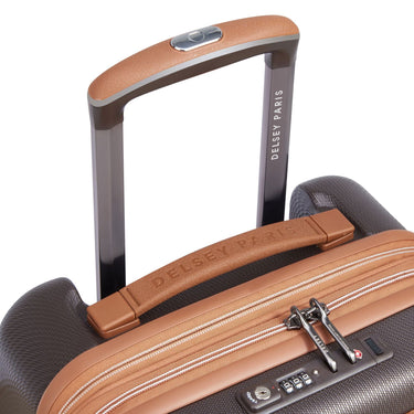 Delsey Paris Chatelet Air 2.0 - 4 - Rollen - Kabinentrolley 55 cm erw. 14" USB (braun) - Markenkoffer