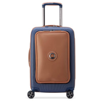 Delsey Paris Chatelet Air 2.0 - 4-Rollen-Kabinentrolley 55 cm erw. 14" USB (marineblau)