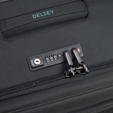 Delsey Paris Helium Dlx 2.0 erweiterbar - 4 - Rollen - Trolley 77cm (schwarz) - Markenkoffer