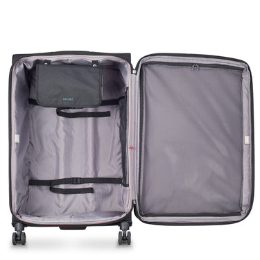 Delsey Paris Helium Dlx 2.0 erweiterbar - 4 - Rollen - Trolley 83 cm (schwarz) - Markenkoffer