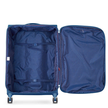 Delsey Paris Montmartre Air 2.0 - 4 - Rollen - Trolley 77 cm erw. (recycelt) (blau) - Markenkoffer