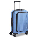 Delsey Paris Securitime - 4 - Rollen - Kabinentrolley S 55 cm erw. (lavendelblau) - Markenkoffer