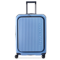 Delsey Paris Securitime - 4-Rollen-Trolley M 66 cm erw. (lavendelblau)