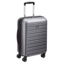 Delsey Paris Segur 2.0 - 4 - Rollen - Kabinentrolley Slim Line S 55 cm (grau) - Markenkoffer