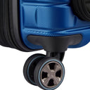 Delsey Paris Shadow 5.0 - 4 - Rollen - Kabinentrolley mit Vordertasche S 55 cm erw. USB (blau) - Markenkoffer