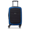 Delsey Paris Shadow 5.0 - 4 - Rollen - Kabinentrolley mit Vordertasche S 55 cm erw. USB (blau) - Markenkoffer