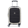 Delsey Paris Shadow 5.0 - 4-Rollen-Kabinentrolley mit Vordertasche S 55 cm erw. USB (elfenbein)