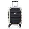 Delsey Paris Shadow 5.0 - 4 - Rollen - Kabinentrolley mit Vordertasche S 55 cm erw. USB (elfenbein) - Markenkoffer