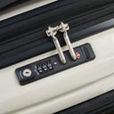 Delsey Paris Shadow 5.0 - 4 - Rollen - Kabinentrolley mit Vordertasche S 55 cm erw. USB (elfenbein) - Markenkoffer