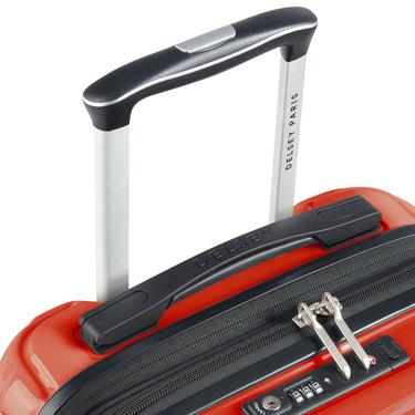 Delsey Paris Shadow 5.0 - 4 - Rollen - Kabinentrolley mit Vordertasche S 55 cm erw. USB (intensives rot) - Markenkoffer