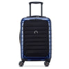 Delsey Paris Shadow 5.0 - 4-Rollen-Kabinentrolley mit Vordertasche S 55 cm erw. USB (marineblau)