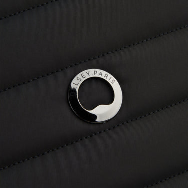 Delsey Paris Shadow 5.0 - 4 - Rollen - Kabinentrolley mit Vordertasche S 55 cm erw. USB (schwarz) - Markenkoffer