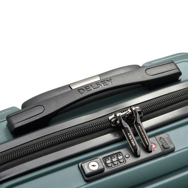 Delsey Paris Shadow 5.0 - 4 - Rollen - Kabinentrolley Slim Line USB 55 cm (grün) - Markenkoffer