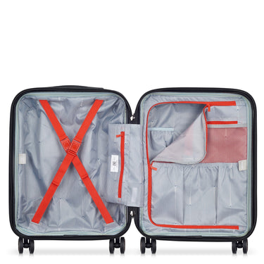 Delsey Paris Shadow 5.0 - 4 - Rollen - Kabinentrolley Slim Line USB 55 cm (rot) - Markenkoffer