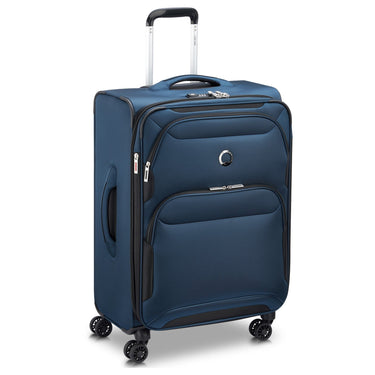Delsey Paris Sky Max 2.0 - 4 - Rollen - Trolley 68 cm (blau) - Markenkoffer