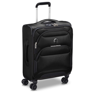 Delsey Paris Sky Max 2.0 Slim Line - 4 - Rollen - Kabinentrolley 55 cm (schwarz) - Markenkoffer