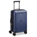 Delsey Paris Turenne 2.0 - 4 - Rollen - Kabinentrolley S 56 cm erw. (nachtblau) - Markenkoffer