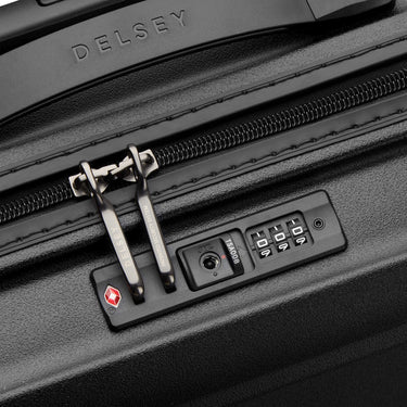 Delsey Paris Turenne 2.0 - 4 - Rollen - Kabinentrolley Slim 55 cm (schwarz) - Markenkoffer