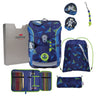 DerDieDas ErgoFlex Easy Exclusive LED - Schulranzen Set 5 tlg. 950g (Moon Mission) - Markenkoffer