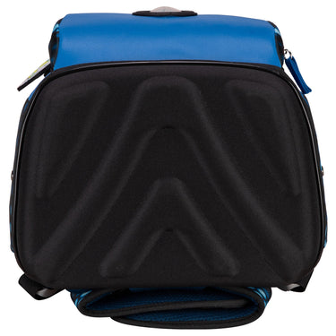 DerDieDas ErgoFlex Easy Exklusiv Superflash - Schulranzen Set 5 tlg. 950g (Blue Robot) - Markenkoffer