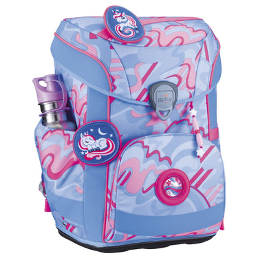 DerDieDas ErgoFlex Easy Exklusiv Superflash - Schulranzen Set 5 tlg. 950g (Magic Unicorn) - Markenkoffer