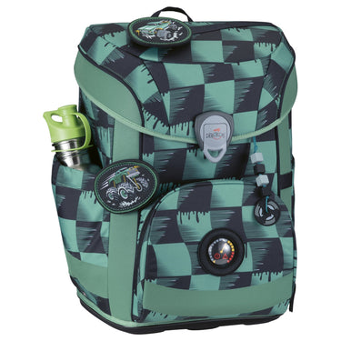 DerDieDas ErgoFlex Easy Exklusiv Superflash - Schulranzen Set 5 tlg. 950g (Super Truck) - Markenkoffer