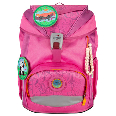 DerDieDas ErgoFlex Exklusiv ECO - Schulranzen Set 5tlg. 800g (Pink Planet) - Markenkoffer