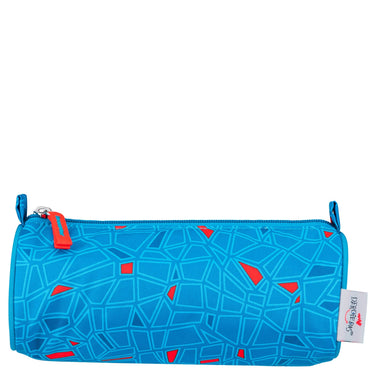 DerDieDas ErgoFlex Light Exklusiv Superflash - Schulranzen Set 5tlg. 800g (Blue Ice) - Markenkoffer