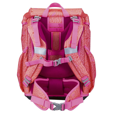 DerDieDas ErgoFlex Light Exklusiv Superflash - Schulranzen Set 5tlg. 800g (Coral Reef) - Ansicht 4