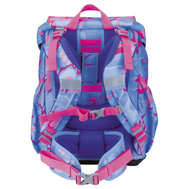 DerDieDas ErgoFlex Light Exklusiv Superflash - Schulranzen Set 5tlg. 800g (Magic Unicorn) - Markenkoffer