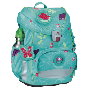 DerDieDas ErgoFlex Light - Schulranzen Set 5tlg. 800g (Butterfly Garden) - Markenkoffer