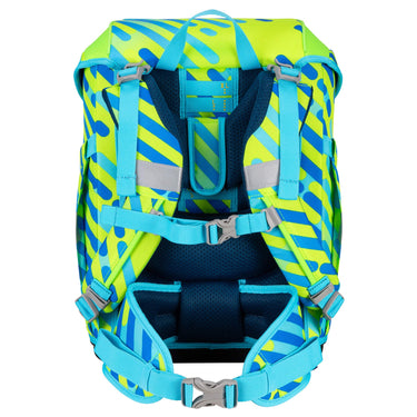 DerDieDas ErgoFlex Tiny Exklusiv Neon - Schulranzen Set 5tlg. 900g (Monster) - Markenkoffer