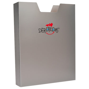 DerDieDas ErgoFlex Tiny Exklusiv Superflash - Schulranzen Set 5 tlg. 900g (Blue Robot) - Markenkoffer