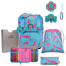 DerDieDas ErgoFlex Tiny - Schulranzen Set 5tlg. 900g (Happy Pixel)
