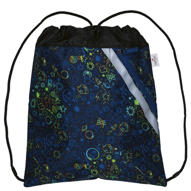 DerDieDas ErgoFlex Tiny - Schulranzen Set 5tlg. 900g (Neon Crazy) - Markenkoffer