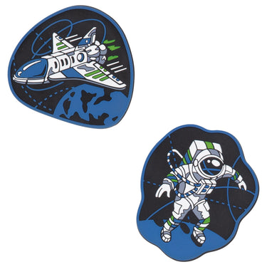 DerDieDas Zubehör - Wechselbuttons 2tlg. (Moon Mission) - Markenkoffer