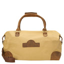 Dermata - Reisetasche Canvas/Leder Kombination 50 cm (brown) - Markenkoffer